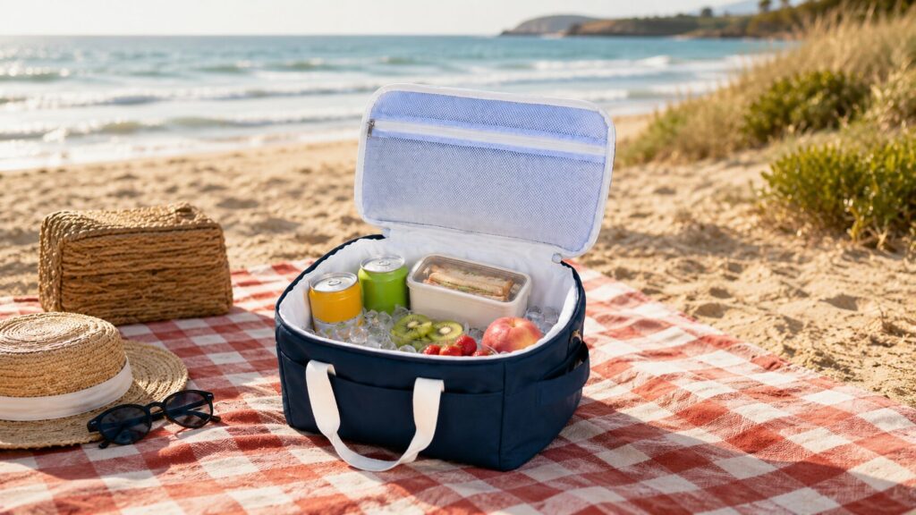 beach food cooler