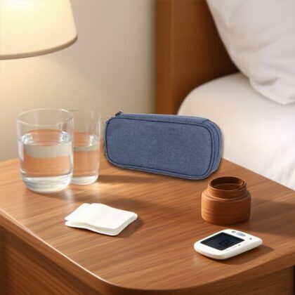 Bedside Compact Insulin Cooling Organizer Pouch