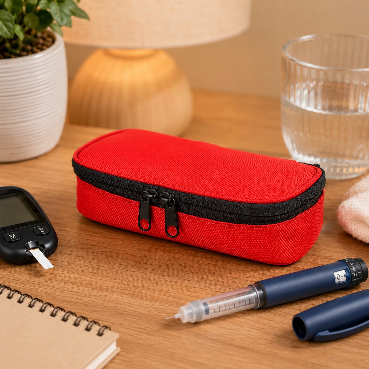 Bold Compact Dual-Zip Insulin Cooling Storage Case
