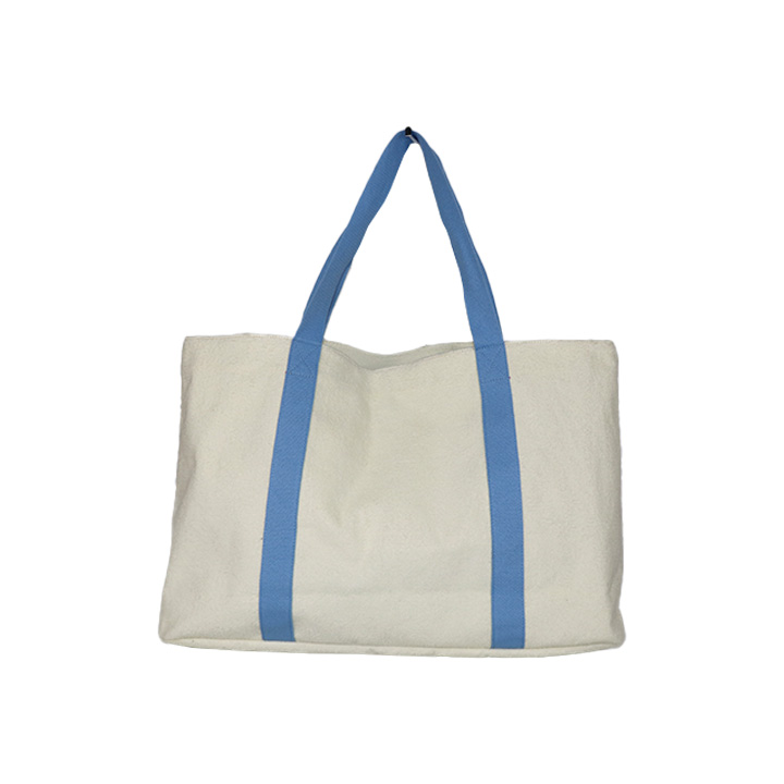 Cafe Style Canvas Beach Cooler Tote Bag