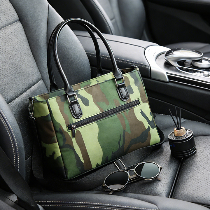 Camo Insulated Wine & Cooler Tote Bag