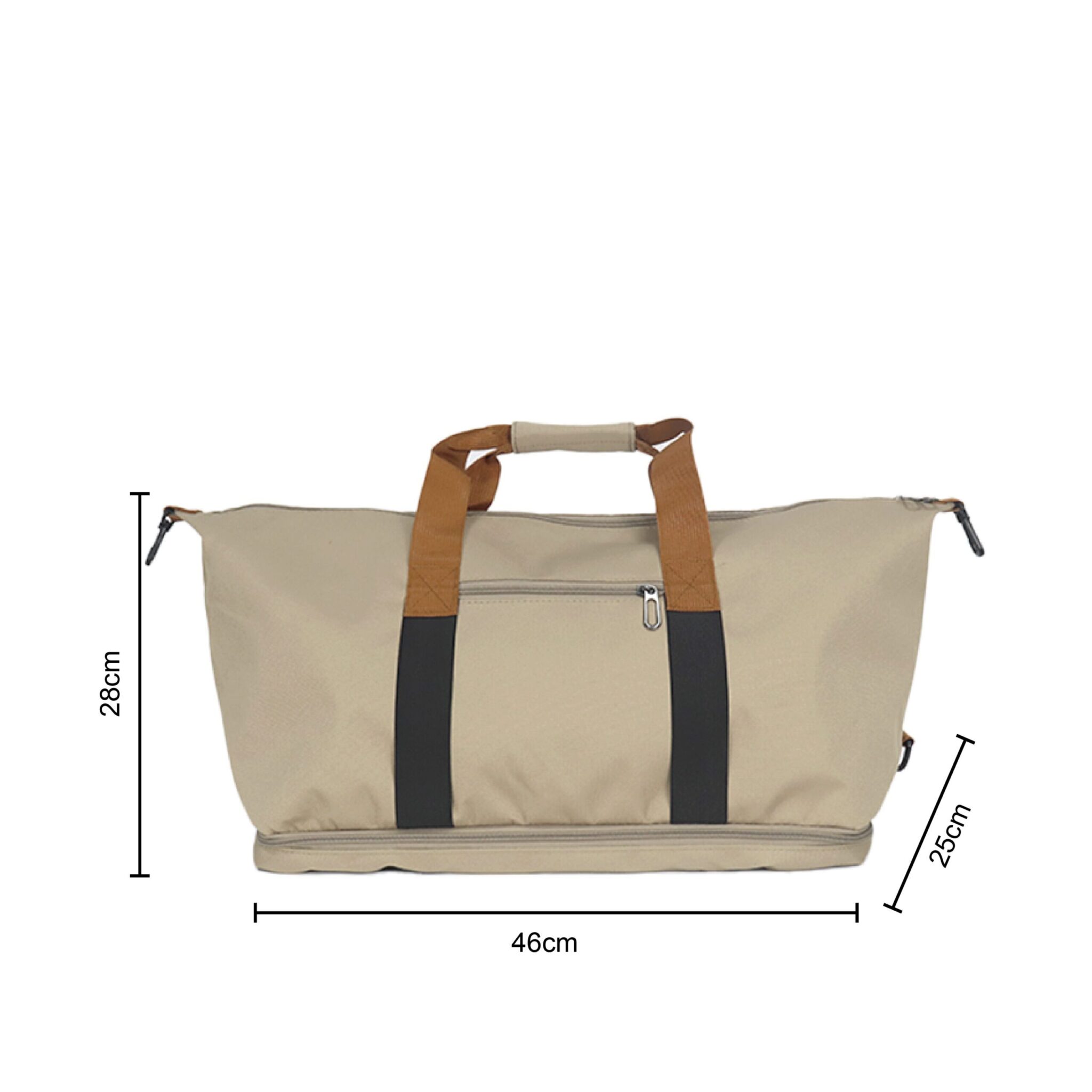 Classic Neutral Canvas Beach Cooler Duffel Bag