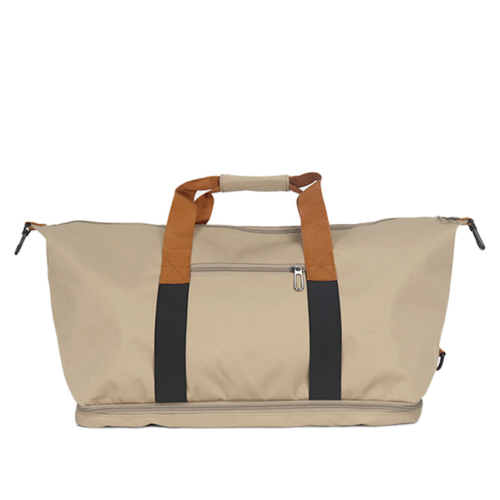 Classic Neutral Canvas Beach Cooler Duffel Bag