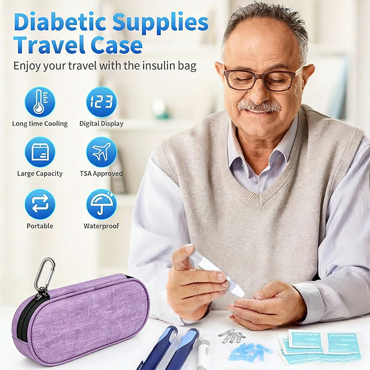 Compact Insulin Cooling Pouch
