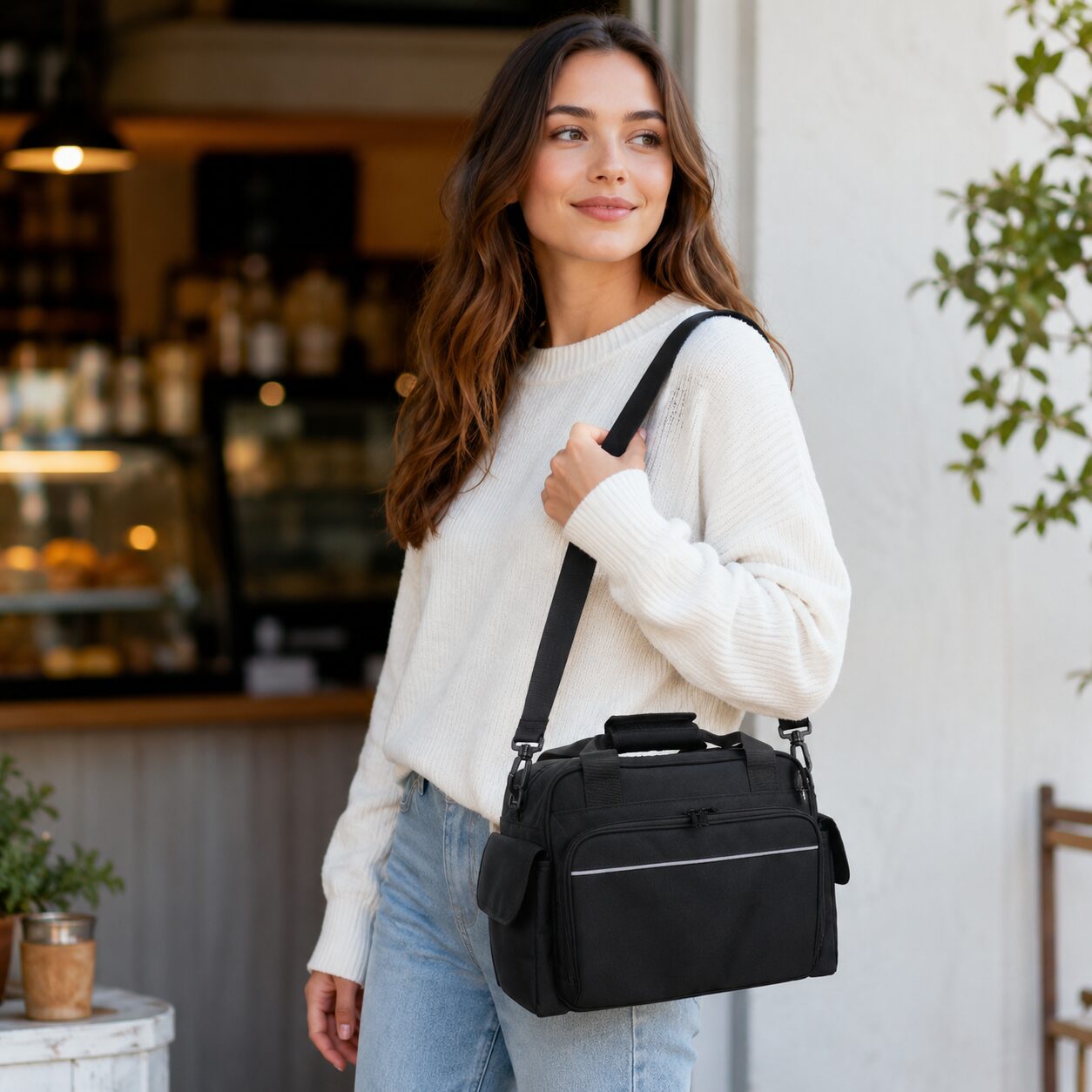 Compact Professional Insulated Diabetes Shoulder Satchel