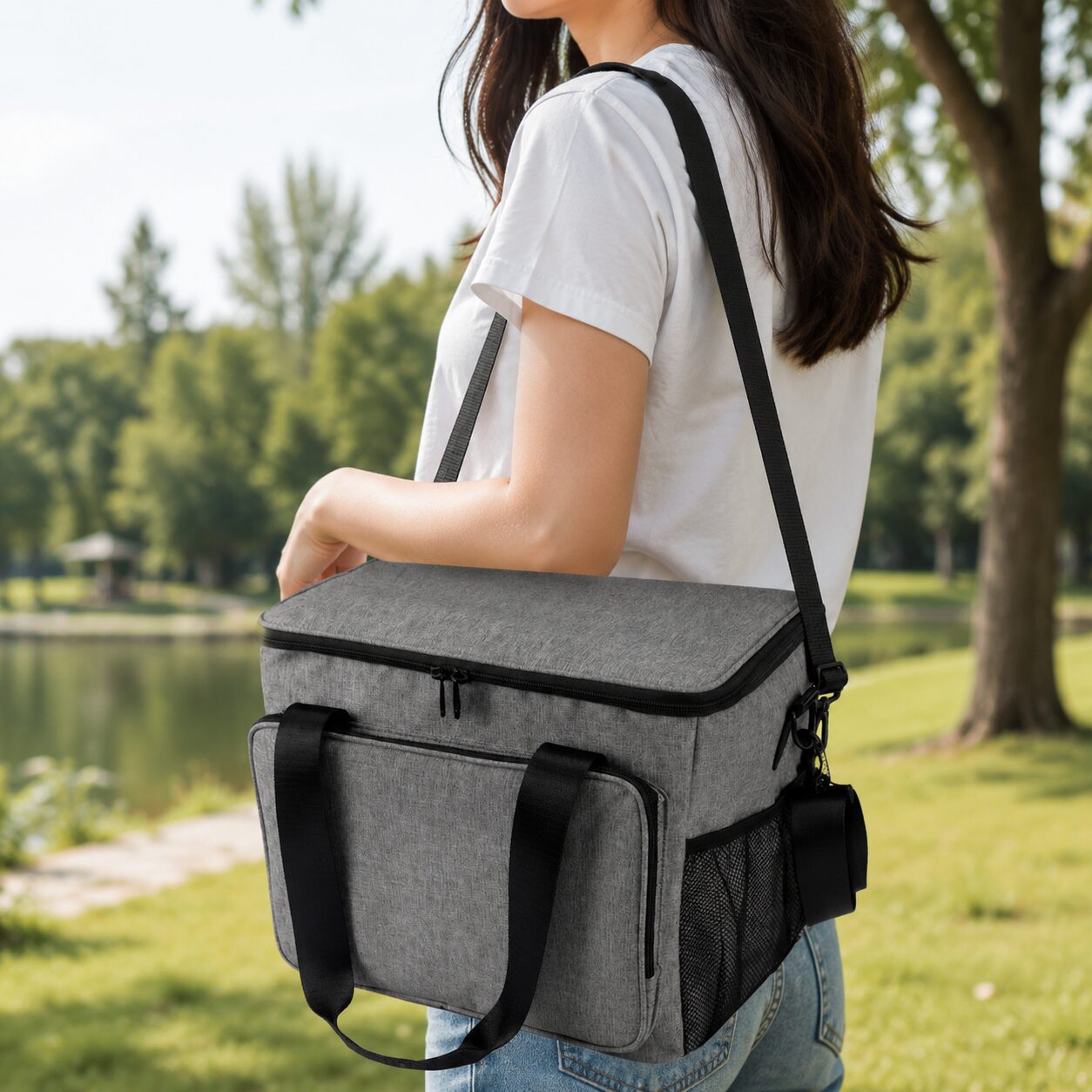 Compact Urban Insulated Lunch Cooler Bag