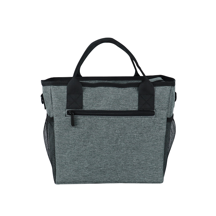 Dual-Pocket Structured Picnic Insulated Cooler Tote Bag