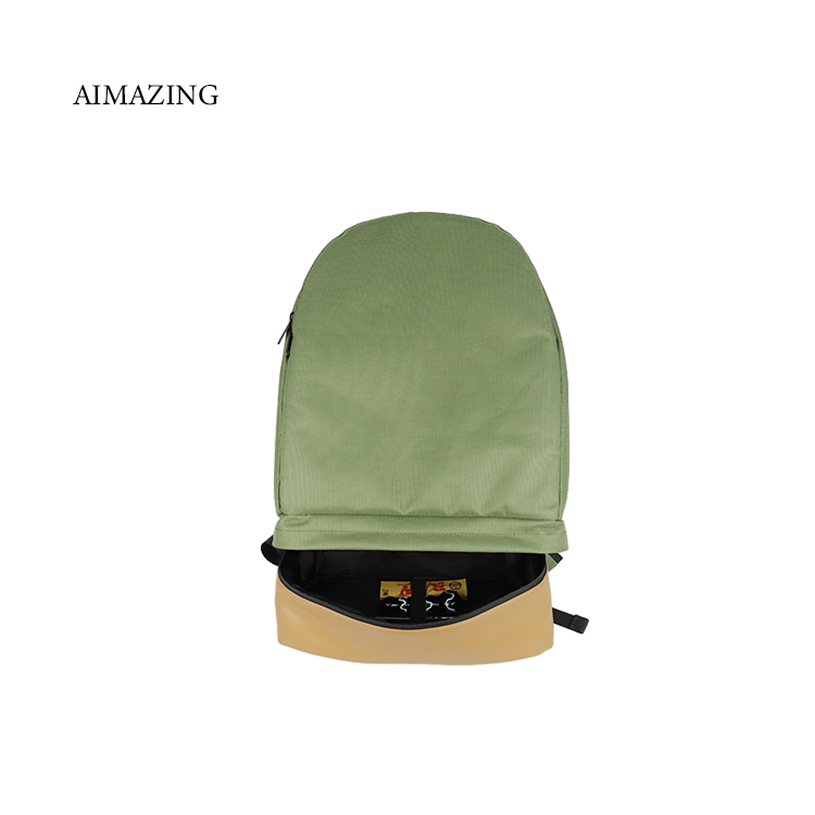 Dual-Tone Vertical Insulated Picnic Backpack Cooler