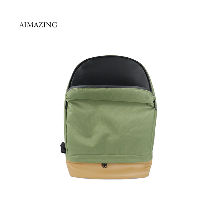Dual-Tone Vertical Insulated Picnic Backpack Cooler