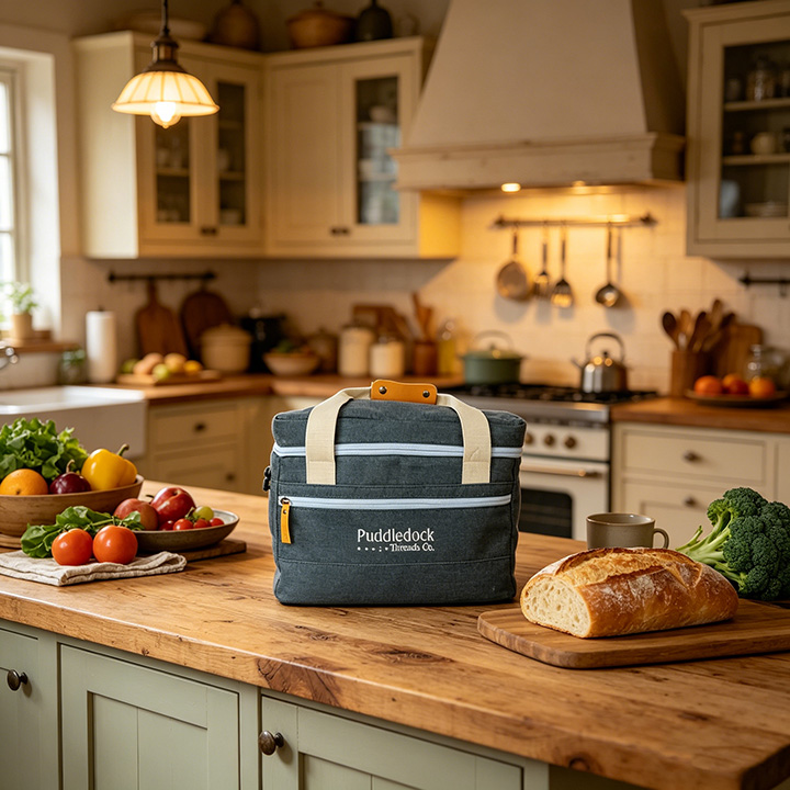 Dual-Zip Lunch Cooler Bag
