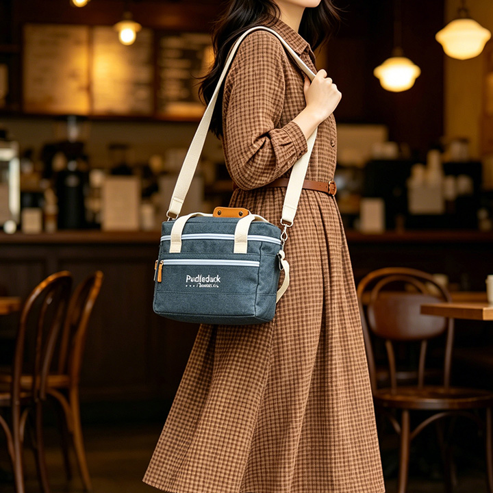 Dual-Zip Lunch Cooler Bag