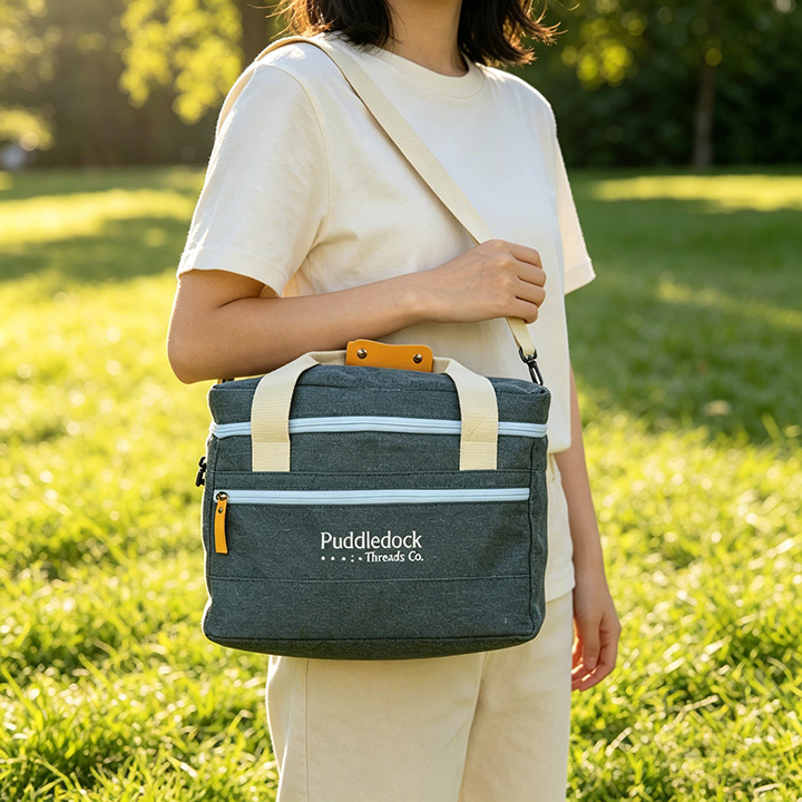 Dual-Zip Lunch Cooler Bag