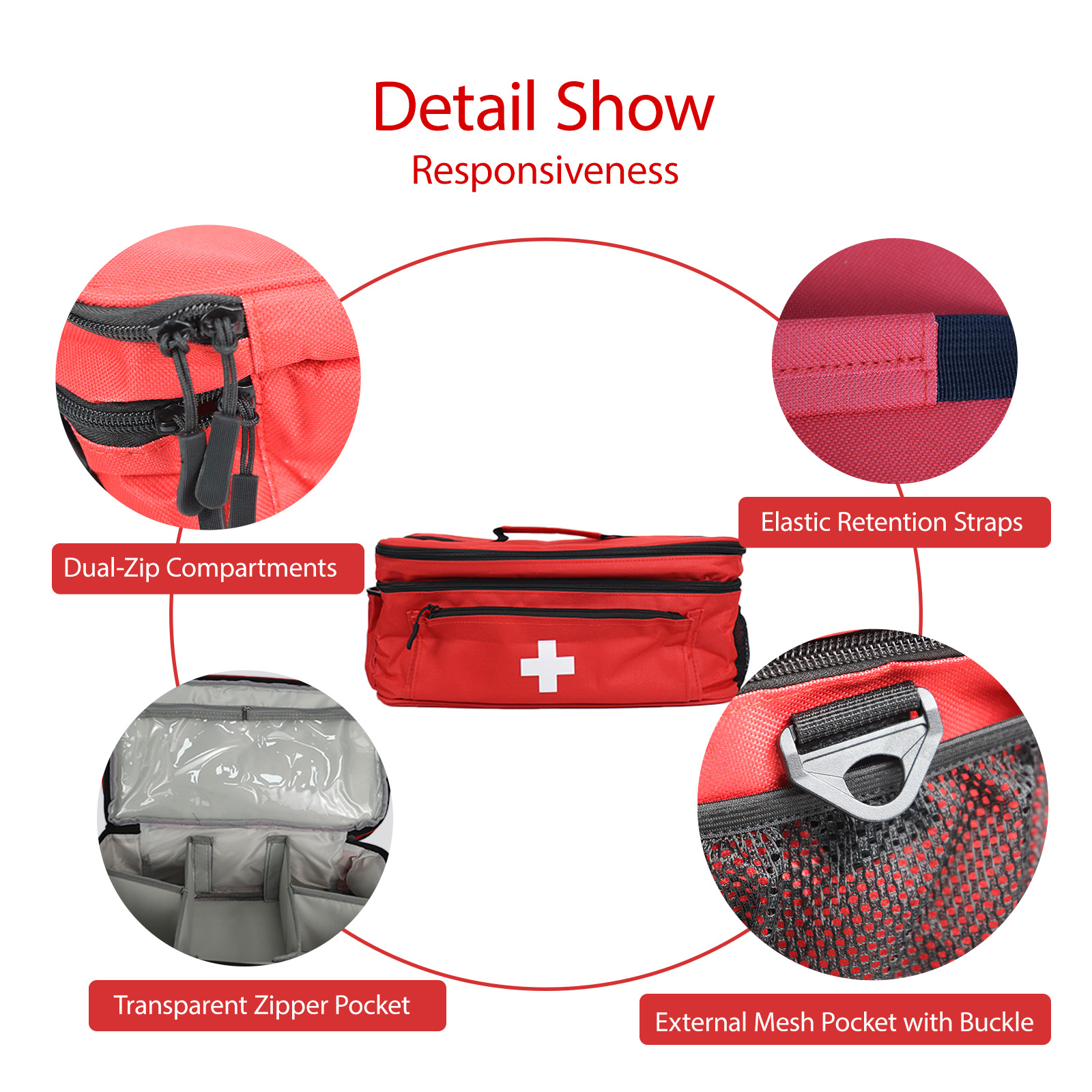 Emergency Crossbody Medical Cooling Response Bag