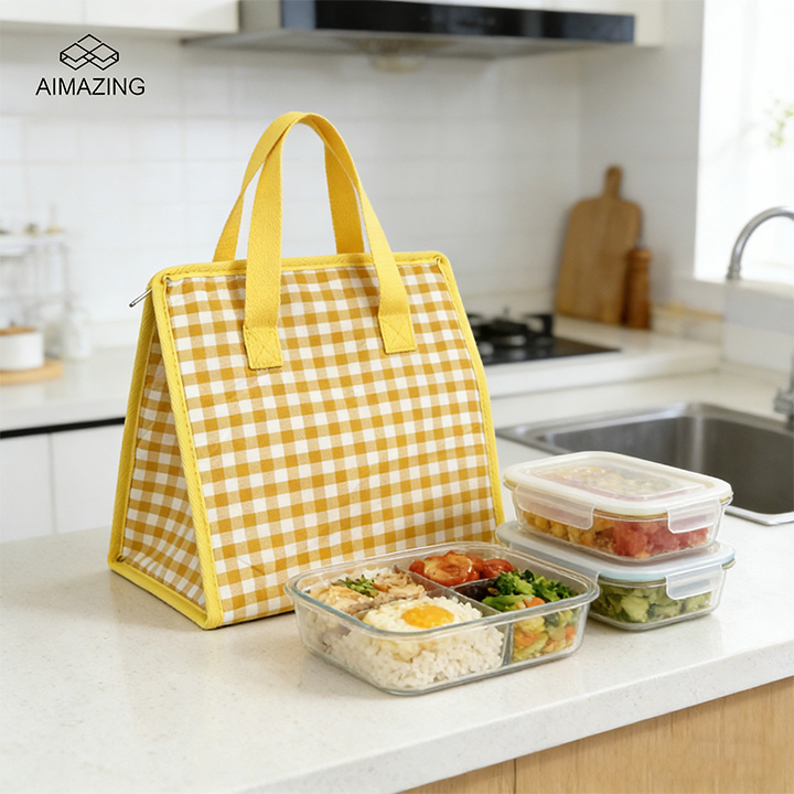 Foldable Thermal Picnic Cooler Tote
