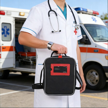 Hard Shell Portable Medical Cooling & Emergency Care Bag