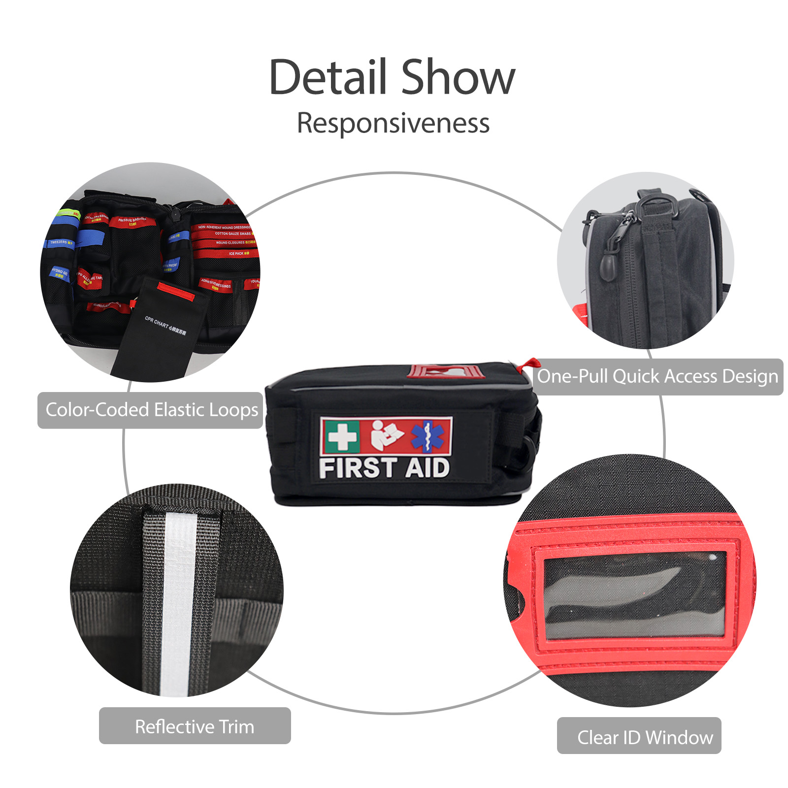 Hard Shell Portable Medical Cooling & Emergency Care Bag