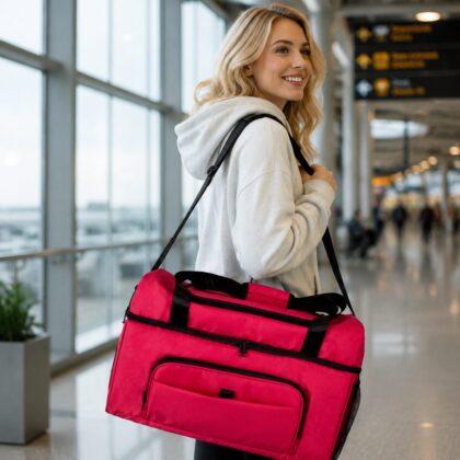 High-Capacity Travel Insulated Cooler Duffel Bag