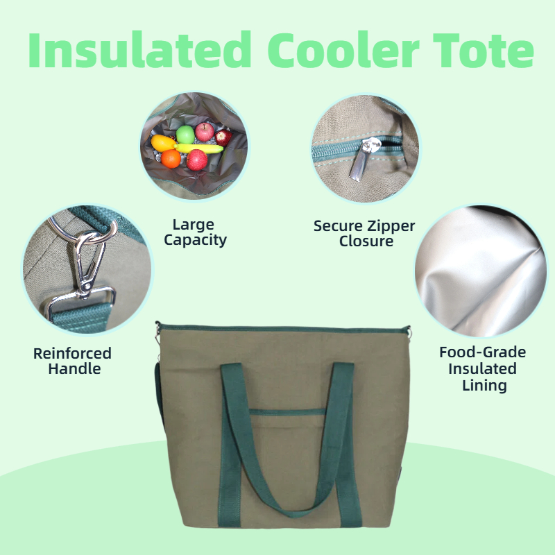 Insulated Crossbody Cooler Tote
