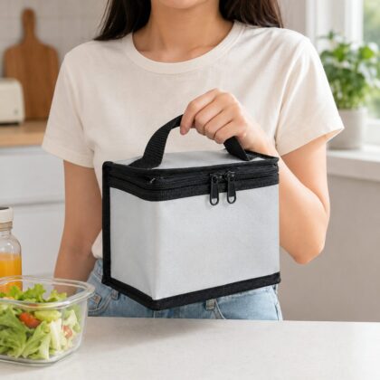 Minimal Cube Insulated Picnic Lunch Cooler Bag