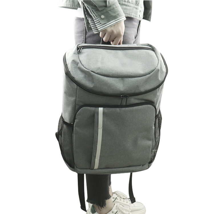 Outdoor Travel Insulated Backpack Cooler (grey)