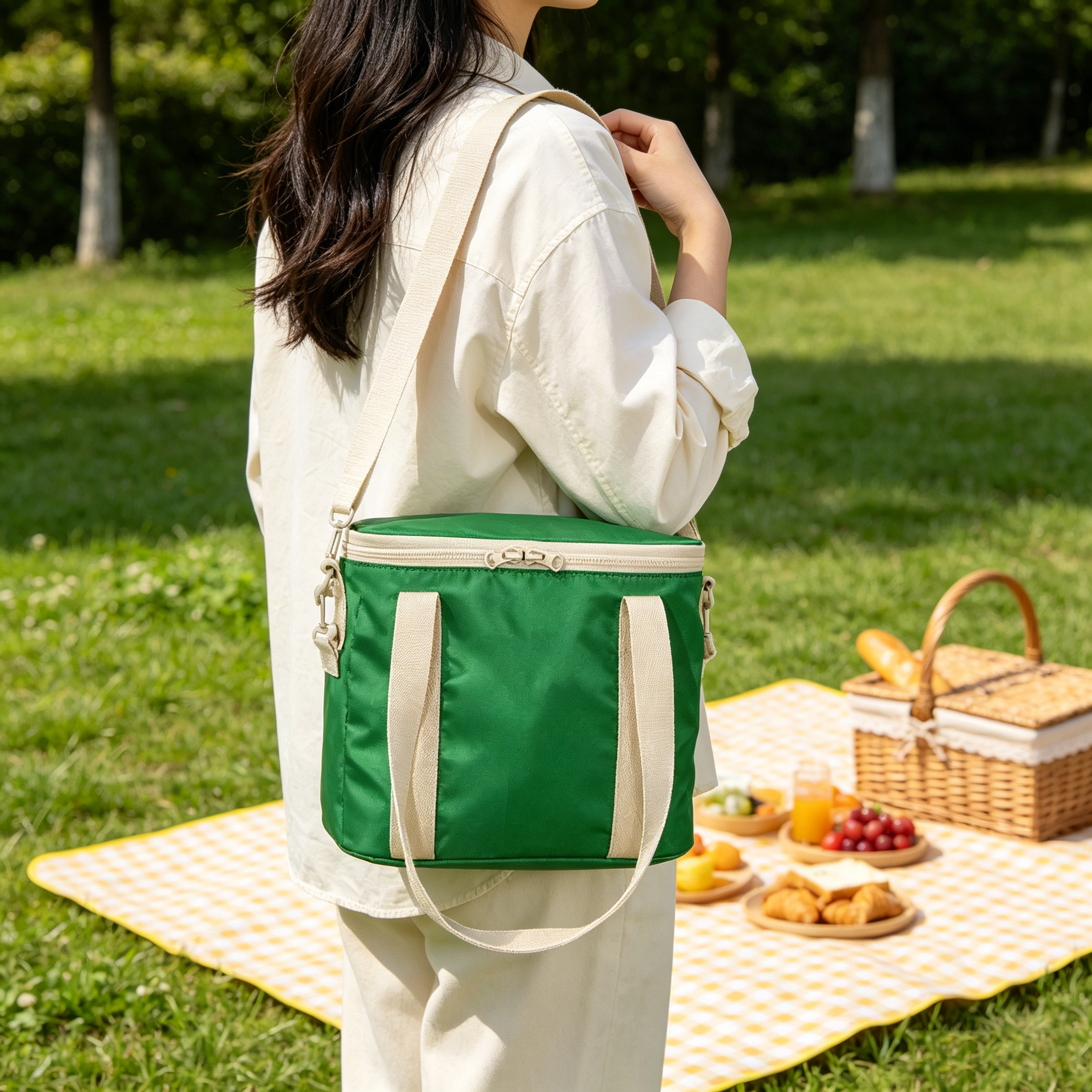 Picnic Insulated Wine & Cooler Tote Bag