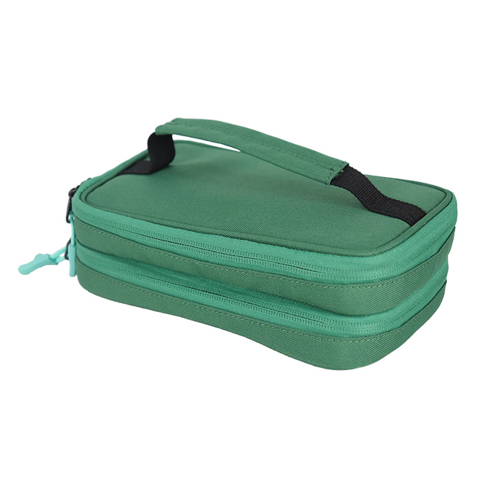 Portable Dual-Zip Insulin Cooler Carry Case