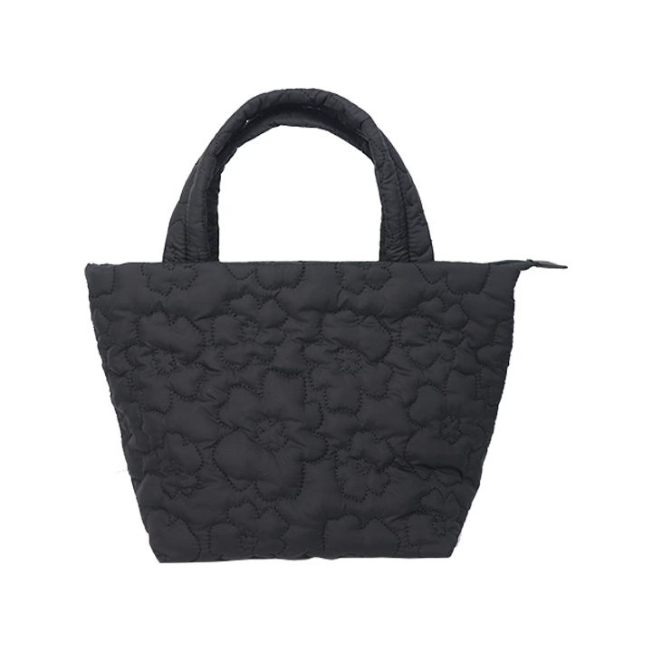 Quilted Puffy Commute Cooler Tote Bag