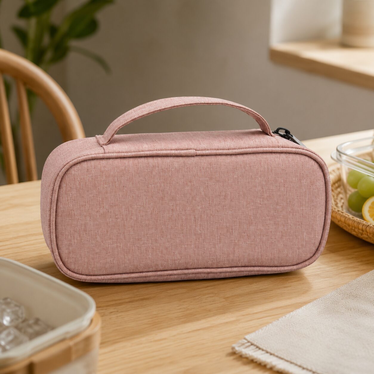 Soft Linen Thermal Insulin Carry Case