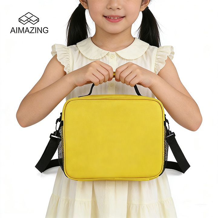 Square Kids Insulated Lunch Bag
