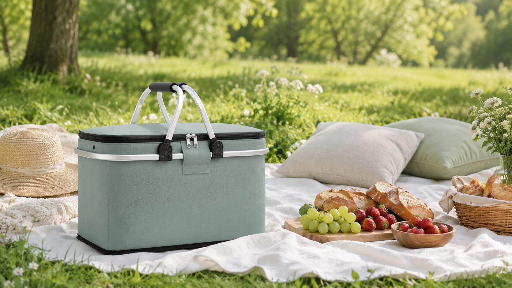 Basket Cool Bags: Woven-Look Design, Insulated Inserts and Manufacturing Options