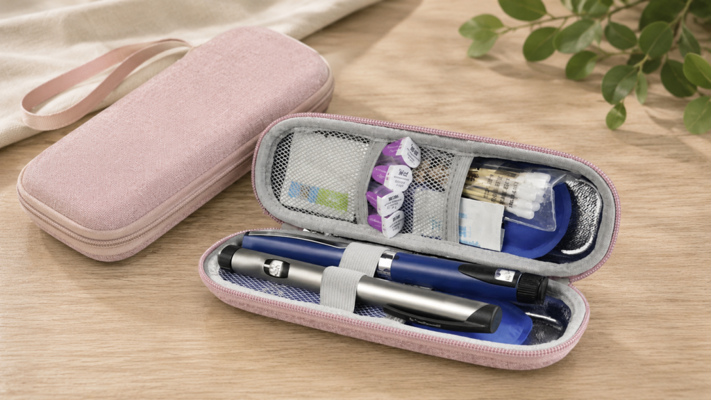 travel pouch for insulin pens