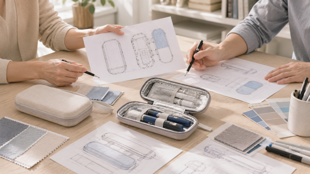 cooling pouch for insulin pens