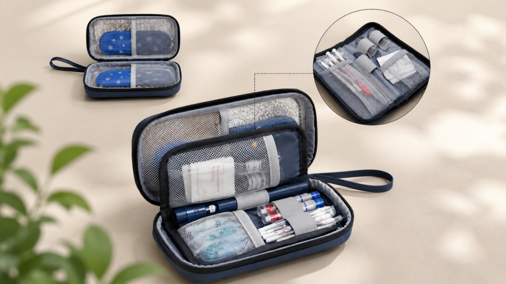 insulated pouch for insulin