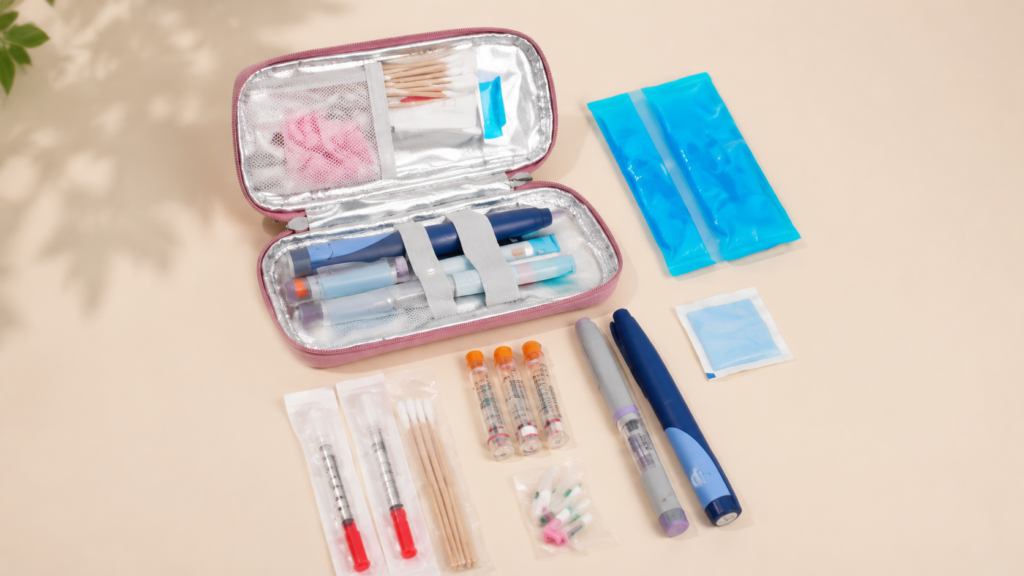 Structural Protection and Usability in a Small Insulin Cooler Travel Case