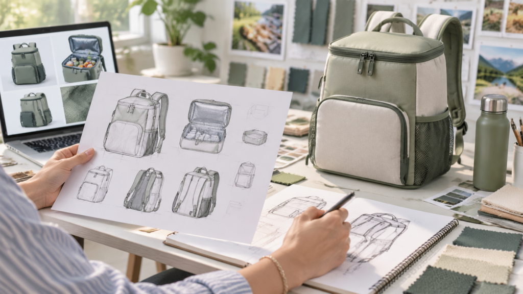 picnic backpack for four