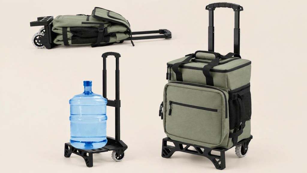 picnic trolley on wheels
