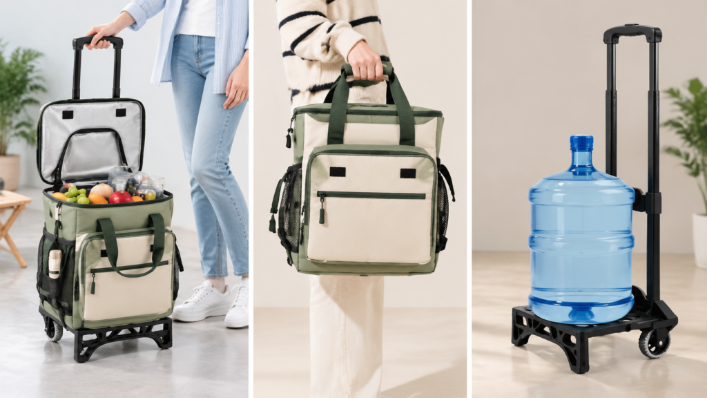 picnic bag trolley set