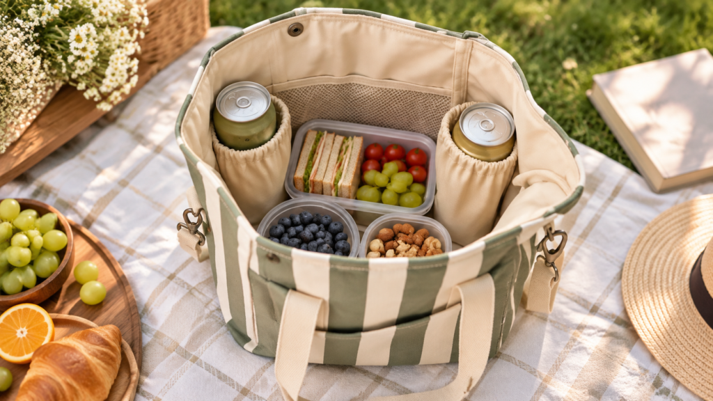 picnic insulated tote