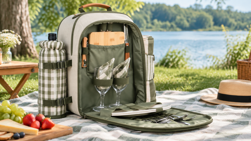 picnic set for 2 backpack