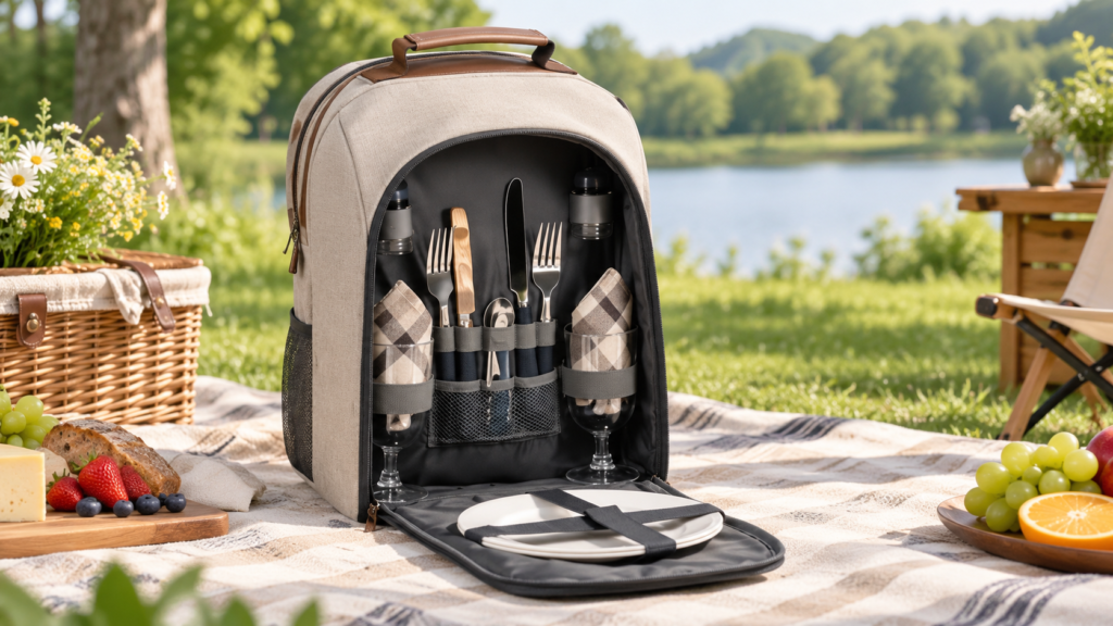 picnic blanket and cooler bag set
