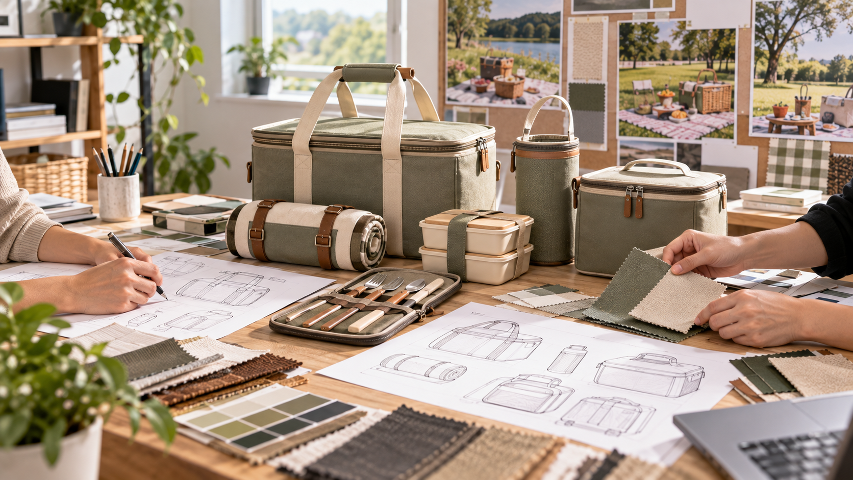 Picnic Bag Sets: How to Combine Cutlery, Plates, Blankets and Coolers