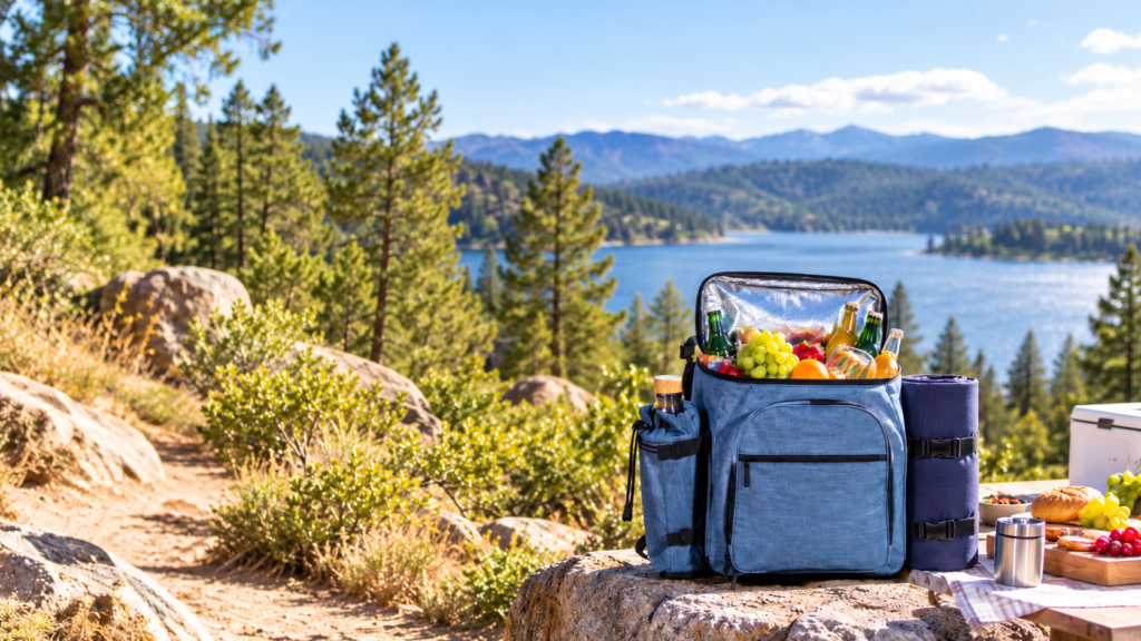 insulated picnic backpack for 4